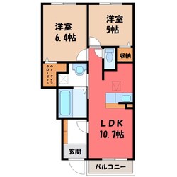 フラワールピナスの物件間取画像